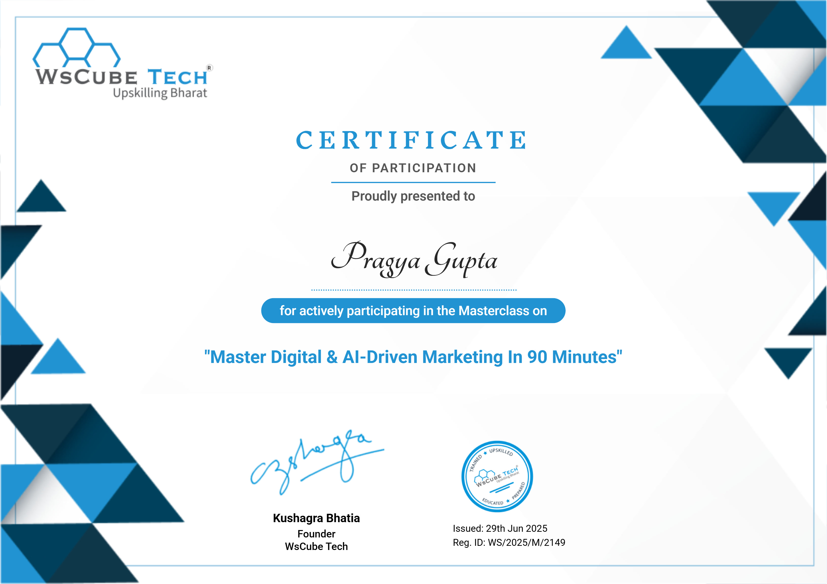 AI-Driven Marketing — WsCube Tech